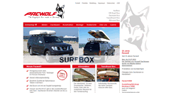 Desktop Screenshot of pacwolf.de