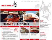 Tablet Screenshot of pacwolf.de
